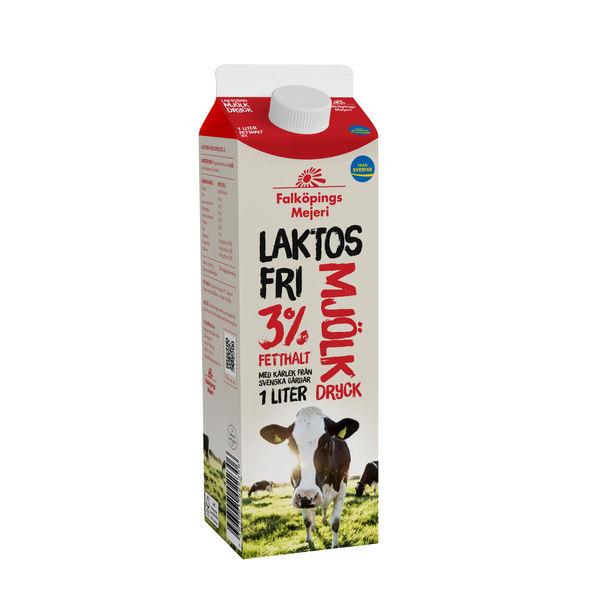 Laktosfri mjlkdryck 3 %